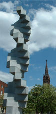 Endlose Treppe by Max Bill, dedicated to the Principle of Hope by Bloch